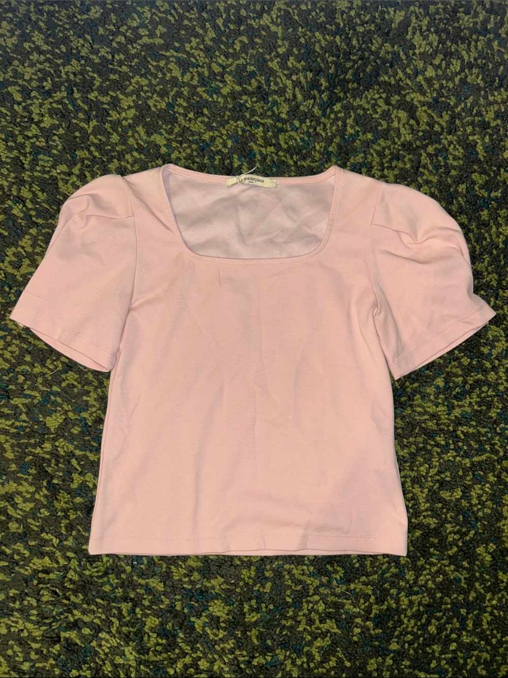 Baby Pink Cropped Tee